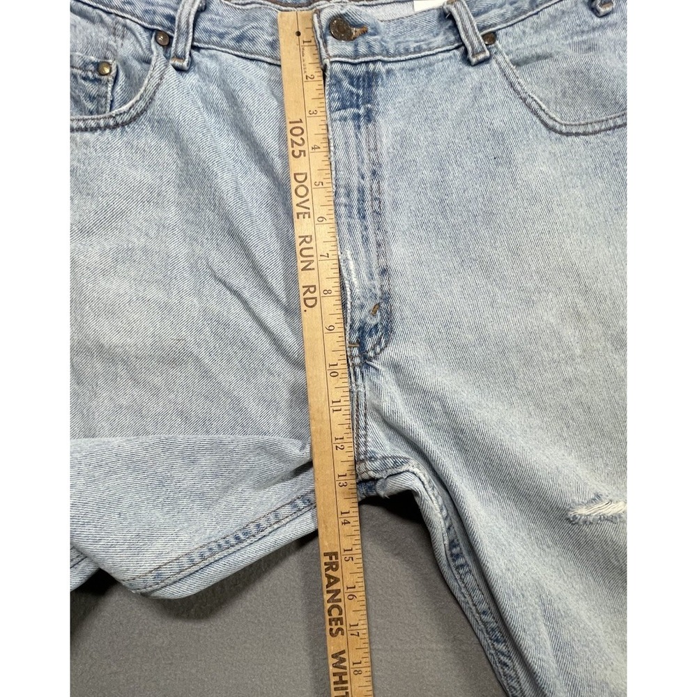 Vintage Levis Jeans Mens 38x34 (36x34) Blue 545 Loose Straight Orange Tab 90s - Picture 7 of 10
